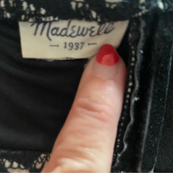 Madewell Bikini Top Size 34A Tan and Black - Picture 6 of 7